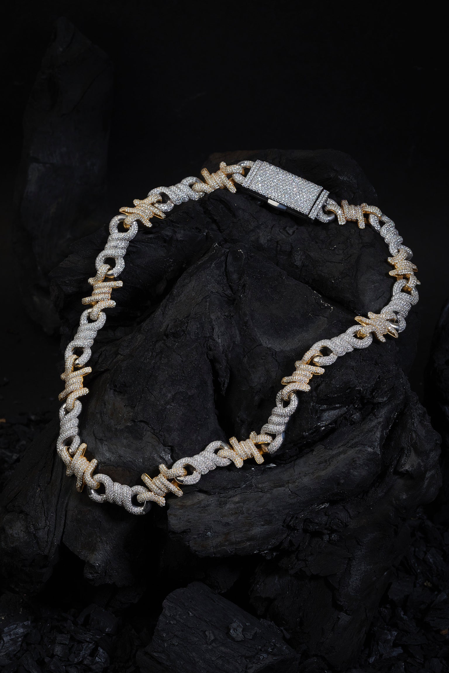 "Iced Cuban" Diamond Cuban Link Necklace