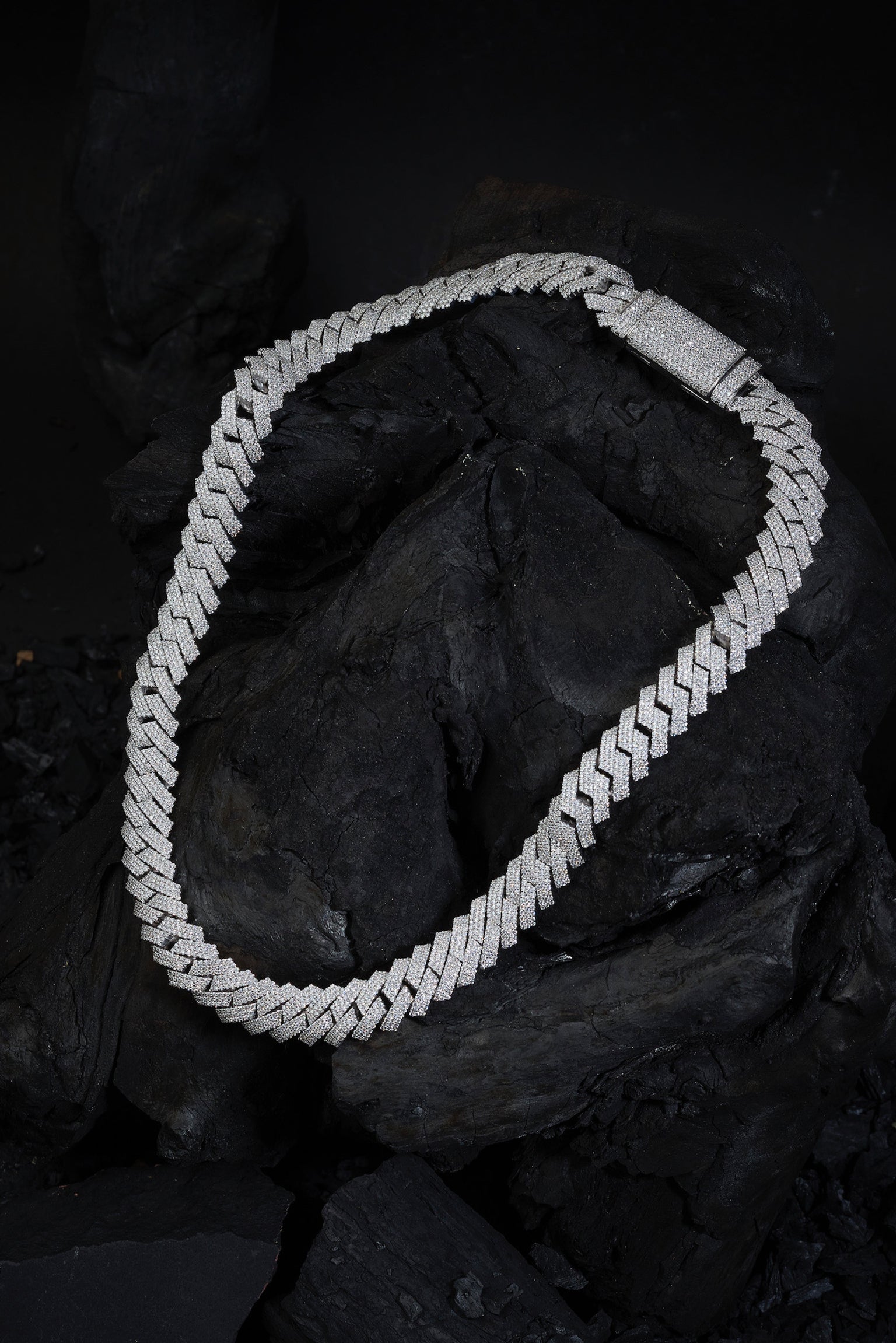 "Iced Cuban" Diamond Cuban Link Necklace