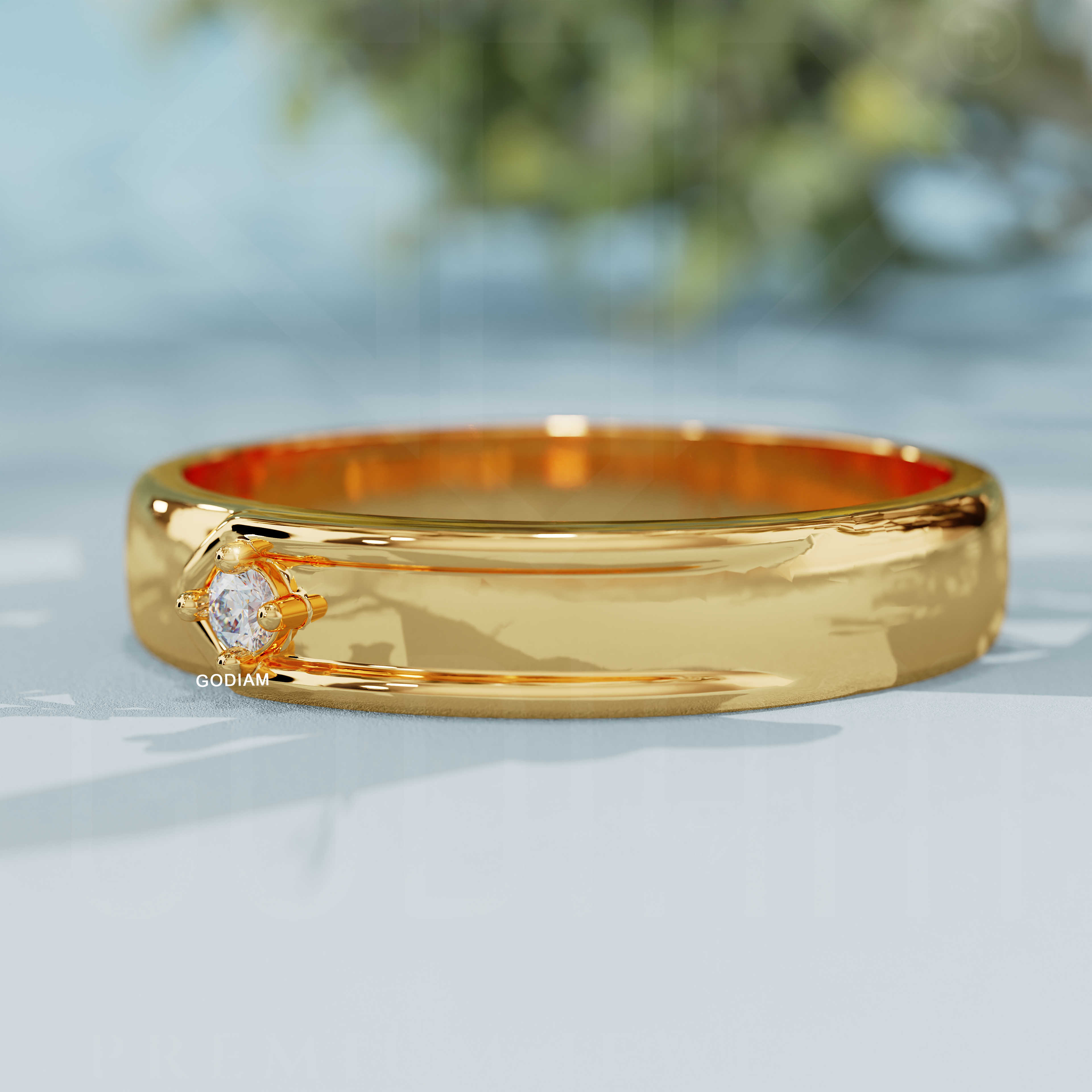 Yellow Gold Diamond Ring