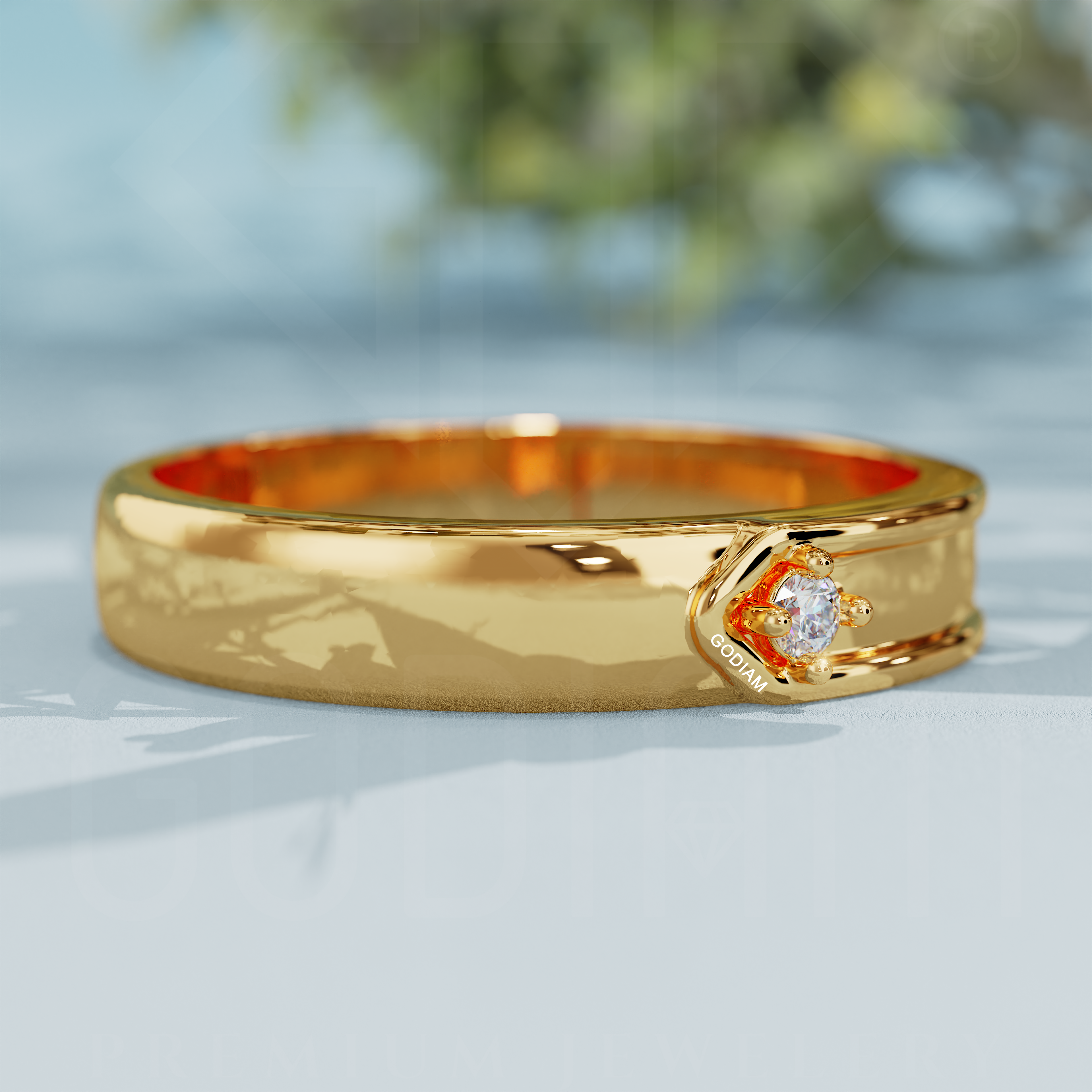 Yellow Gold Diamond Ring