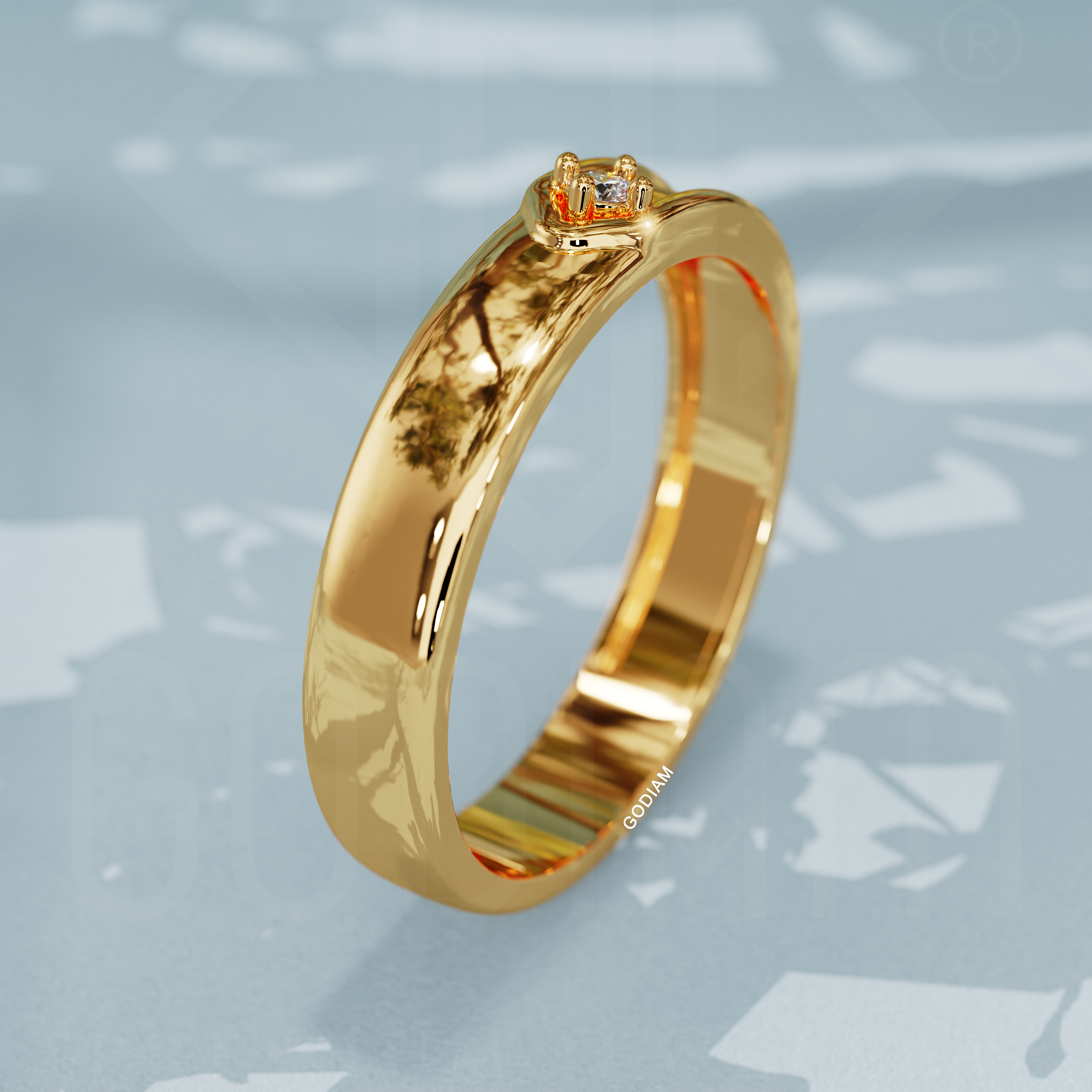 Yellow Gold Diamond Ring