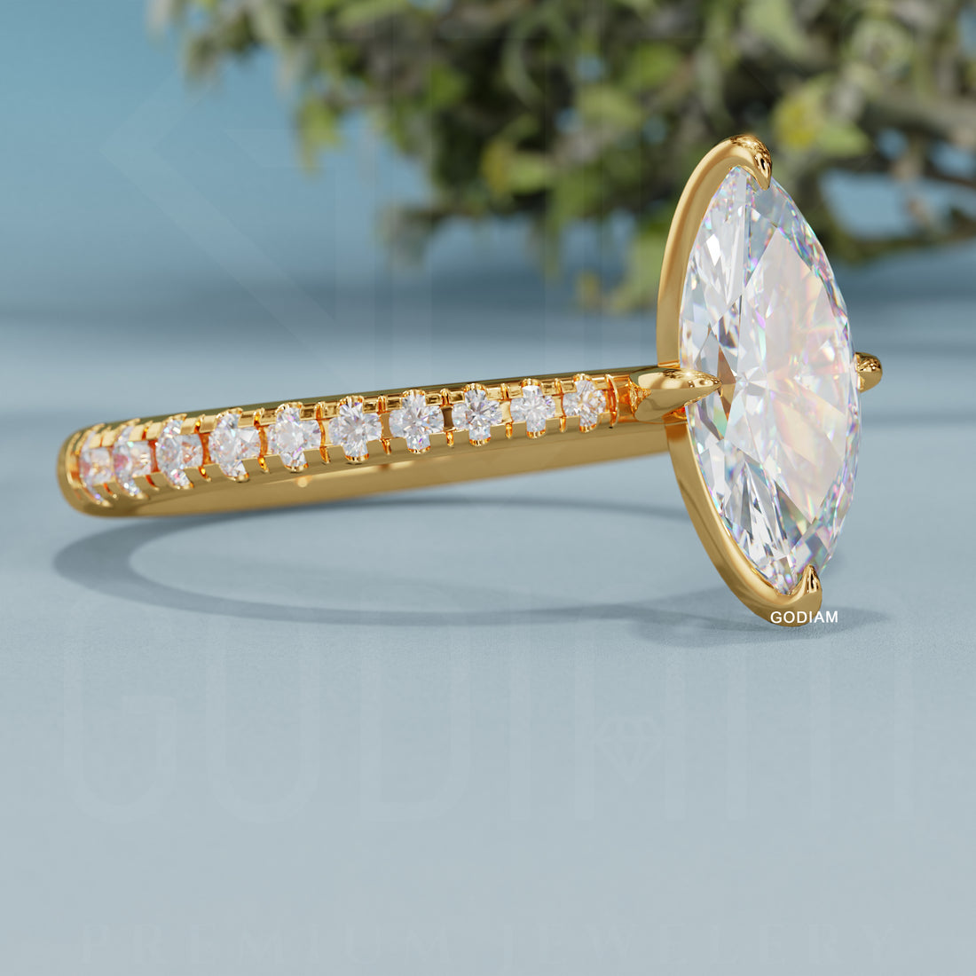 Starlace Marquise Ring