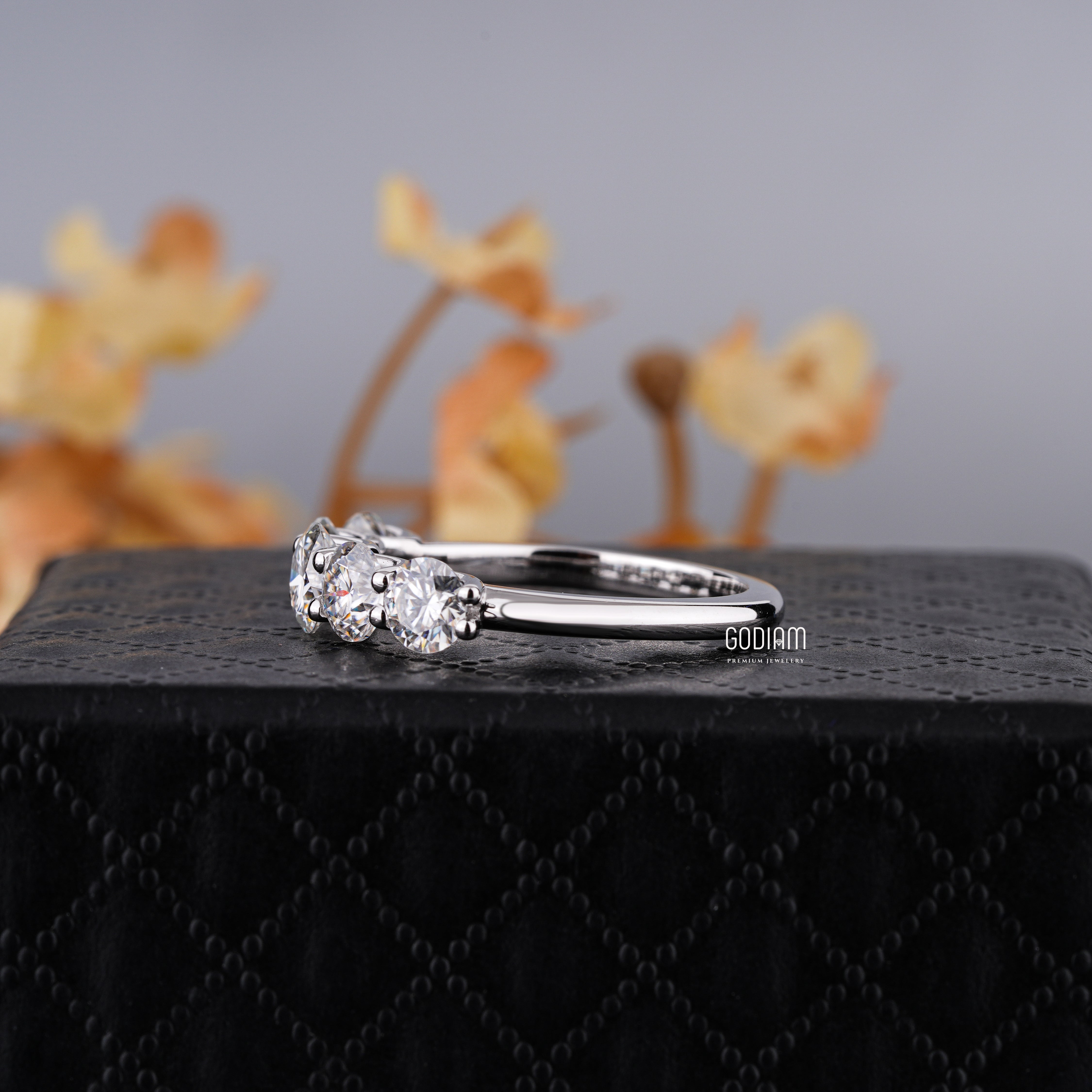 Five-Stone Solitaire Ring – Eternal Charm