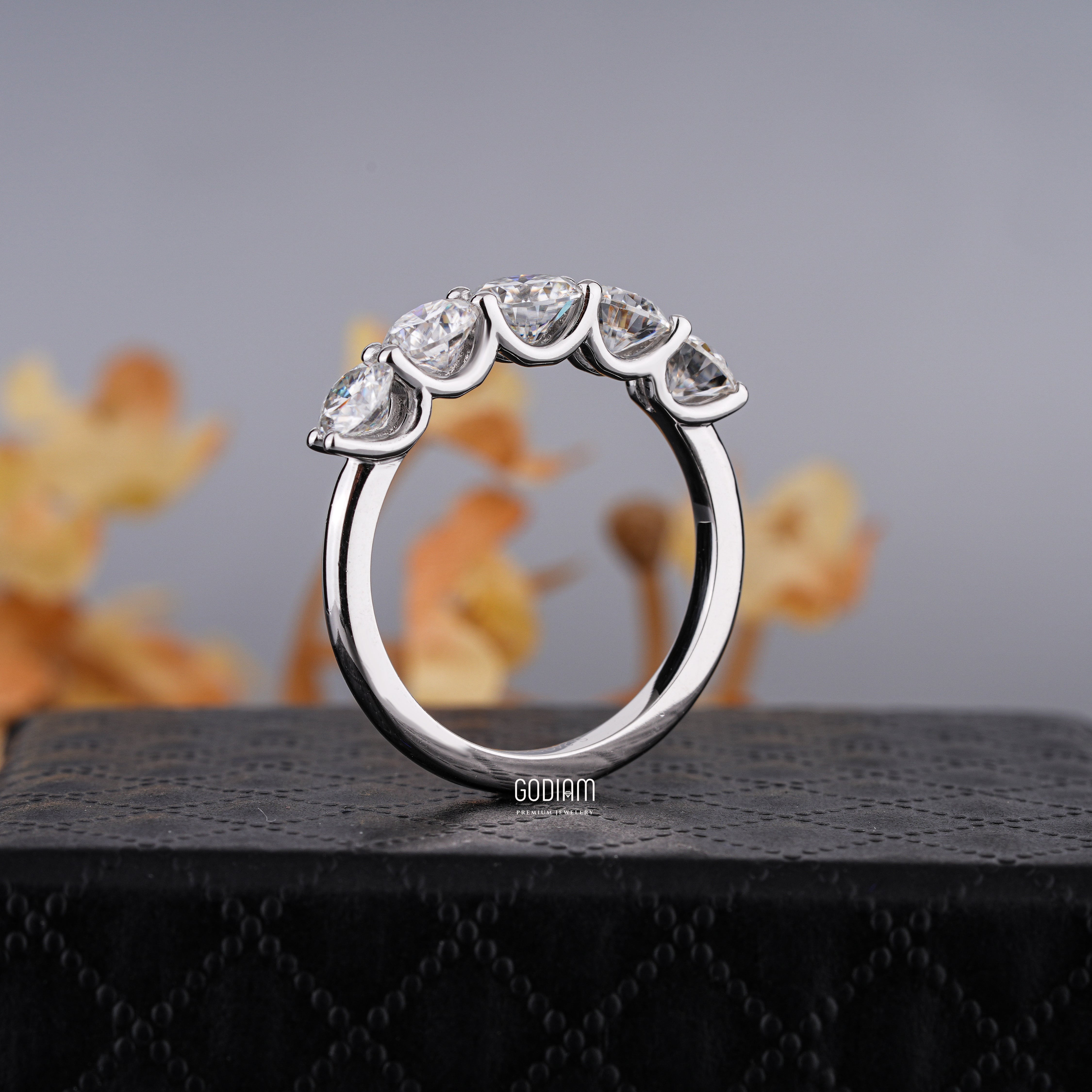 Five-Stone Solitaire Ring – Eternal Charm