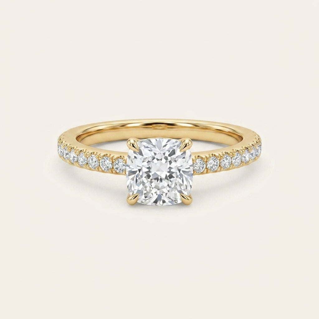 VelvetAura Cushion Ring